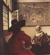 Jan Vermeer Johannes vermeer (mk30) Germany oil painting artist